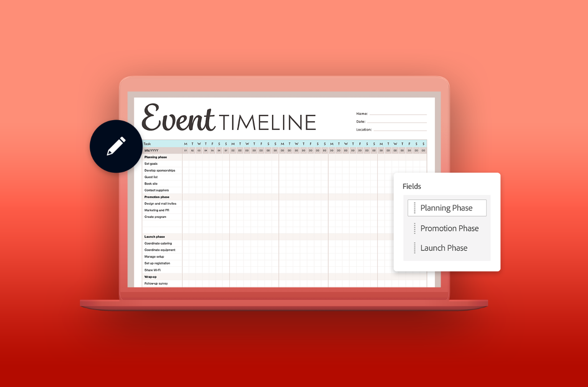 The Ultimate Event Planning Checklist And Templates | Adobe Acrobat