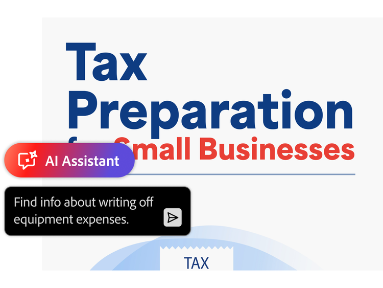 Use AI Assistant to find info about writing off equipment expenses.