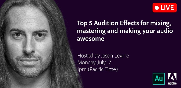 https://main--cc--adobecom.hlx.page/cc-shared/fragments/creativecloud/video/discover/how-to-mix-music-video#top-five-audtion-effects | Video: „Top 5 Audition Effects for Mixing, Mastering, and Making Audio Awesome“ | :play: