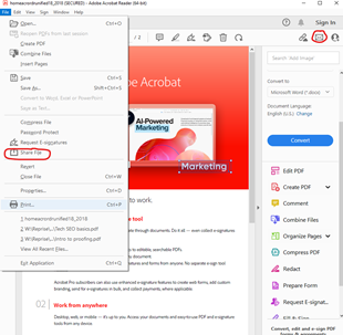 adobe acrobat how to save pdf file