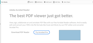 adobe acrobat add video to pdf