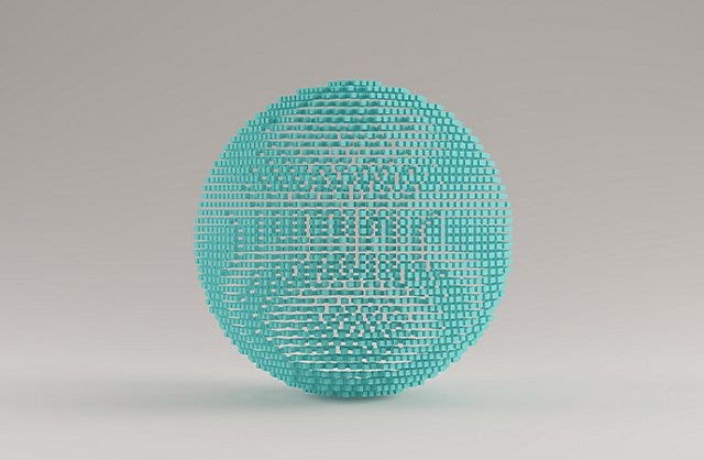 A sphere wireframe