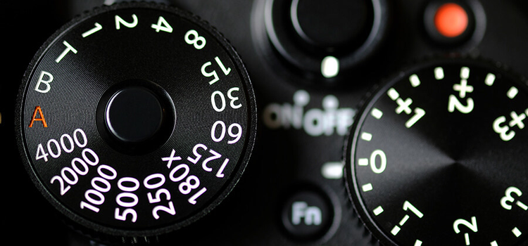 ISO settings dial on a digital camera