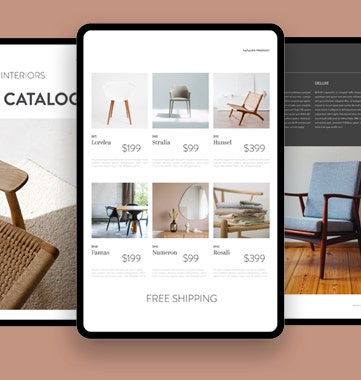 Create catalog designs.