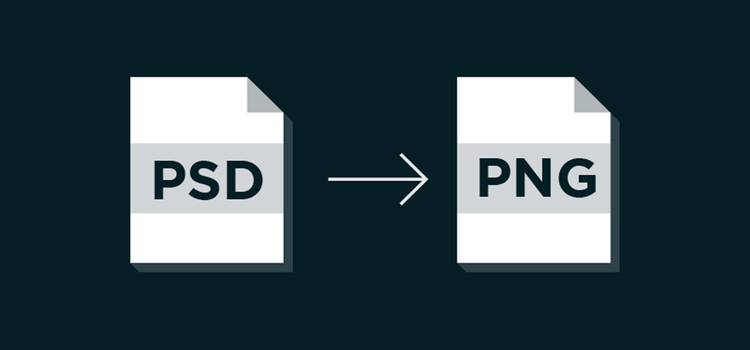 How to convert PSD to PNG