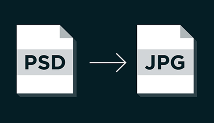 How to convert PSD to JPG