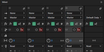 Leverage podcast templates to set up multitrack recording.