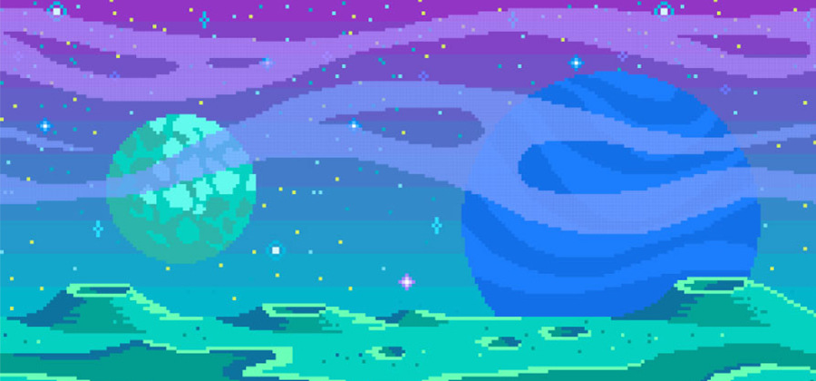 Featured image of post Space Aesthetic Pixel Art Background