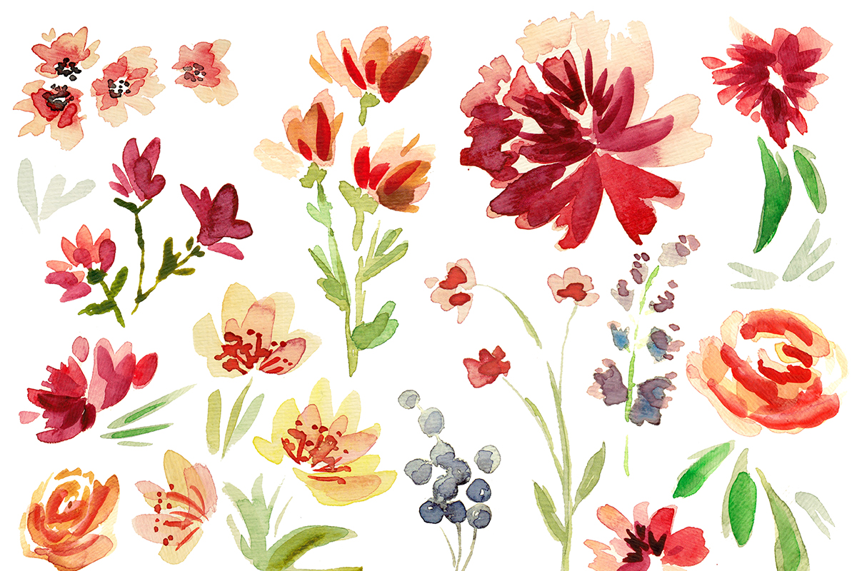 花の描き方の順番 Adobe
