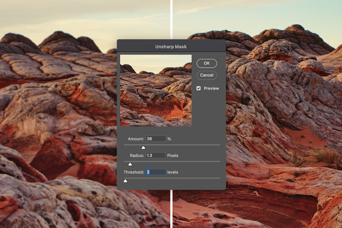 Unsharp Mask là một trong những công cụ hữu ích của Adobe cho việc chỉnh sửa hình ảnh. Khi sử dụng Unsharp Mask, bạn có thể cải thiện độ nét và độ sắc nét của bức ảnh một cách dễ dàng. Hãy xem hình ảnh liên quan và khám phá thêm về tính năng này của Adobe!