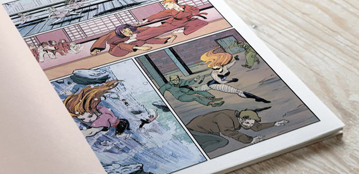 Fare fumetti o pagine di manga variando i dettagli