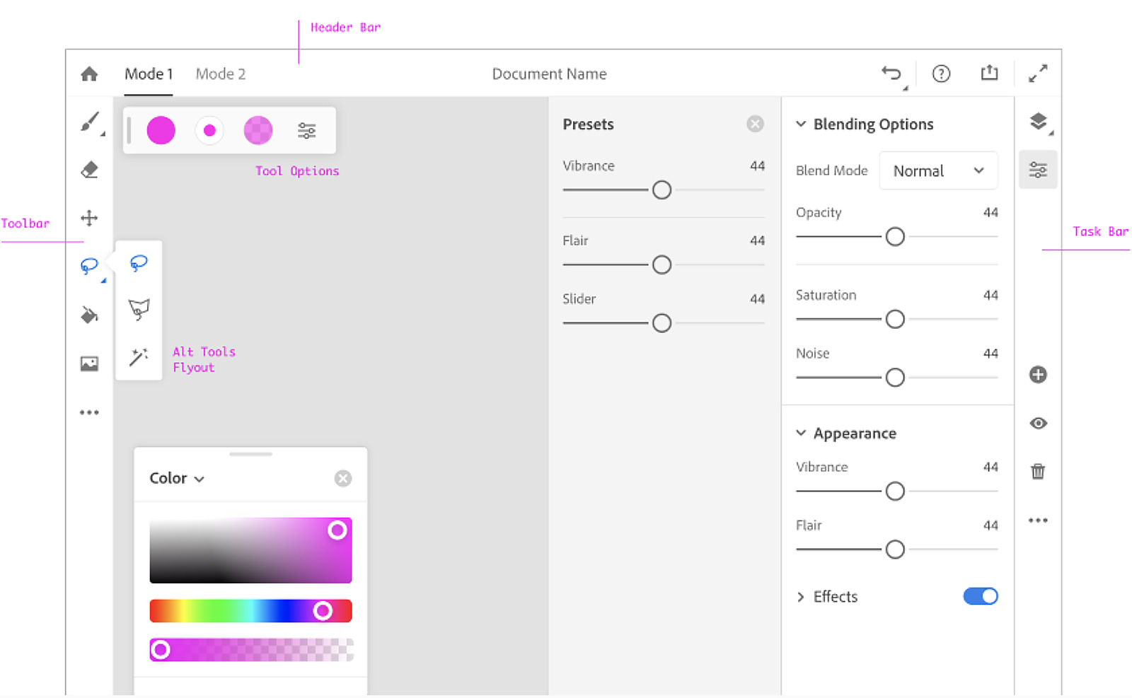 Creating a familiar experience across products reduces friction when switching tools.