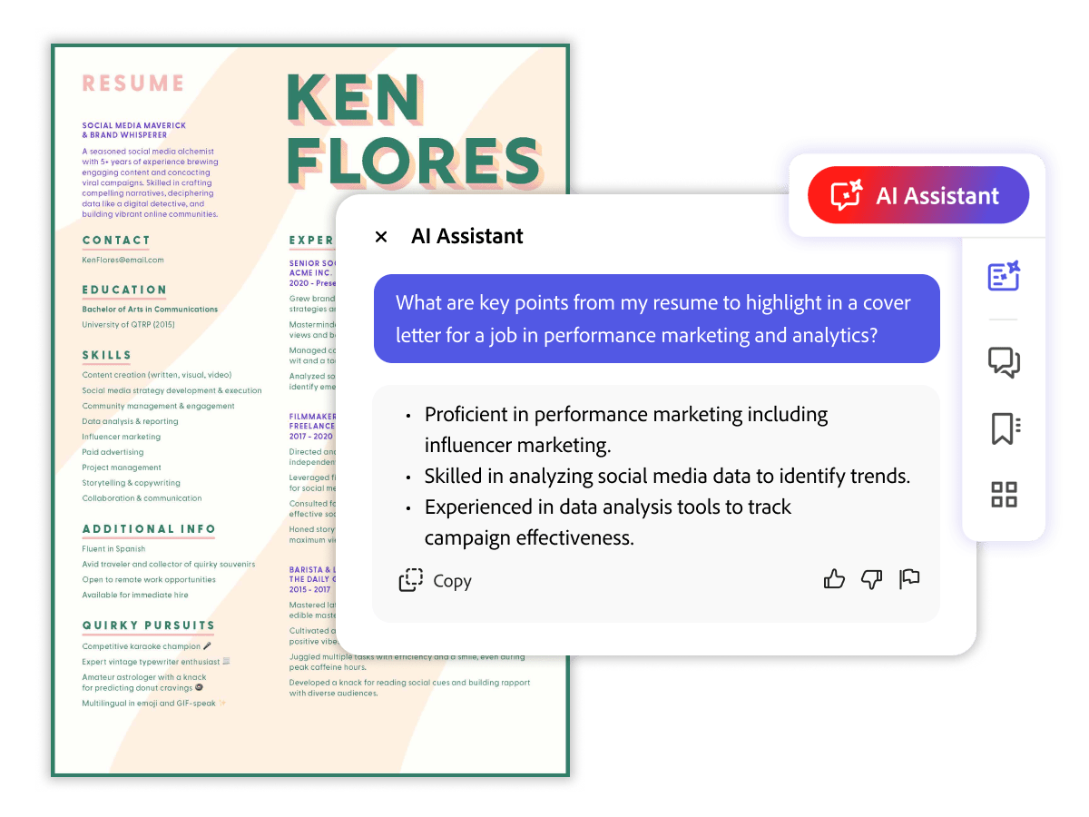 ai resume writing assistant