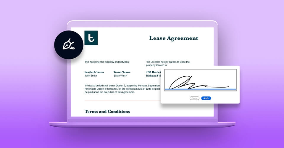 how to write a lease agreement for an apartment adobe acrobat sign