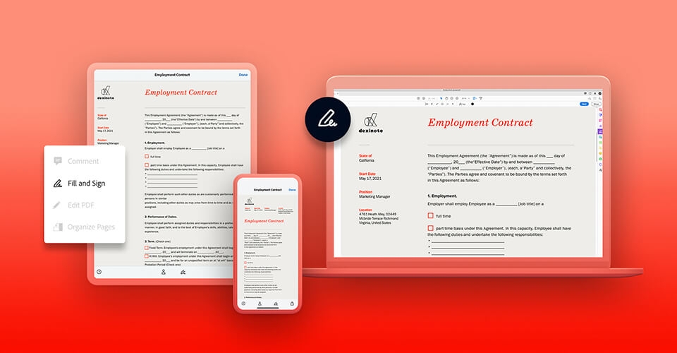 Employment Contract Types Definitions Adobe Sign