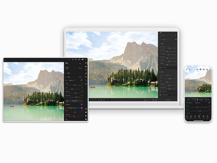 Conoce Lightroom en tu computadora, tablet y todos los dispositivos móviles