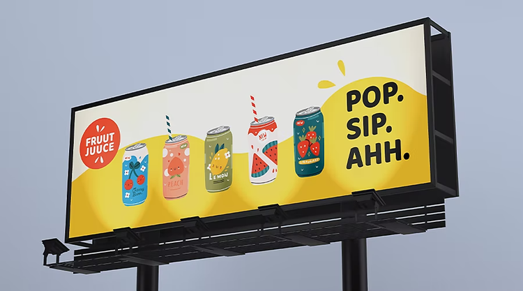 Create billboard designs that demand attention.