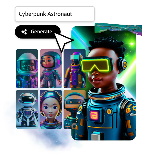 Cyberpunk Astronaut
