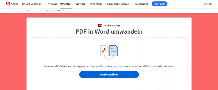 https://www.adobe.com/de/acrobat/online/pdf-to-word.html | PDF online und kostenlos in Word-Dokument umwandeln