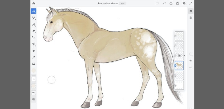 https://main--cc--adobecom.hlx.page/cc-shared/fragments/modals/videos/illustration/discover/draw-horse#surf | howto draw a horse | :play: