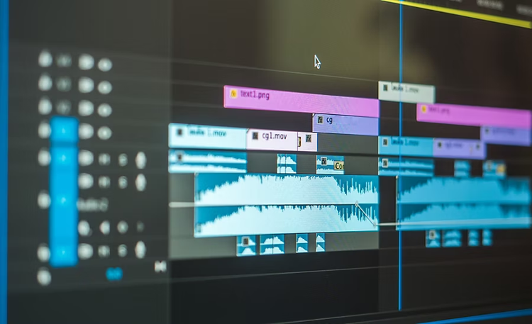 Video- und Audiospuren in Adobe Premiere Pro