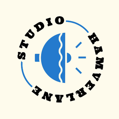 "Studio Hamverlane" YouTube logo with an icon of a blue speaker