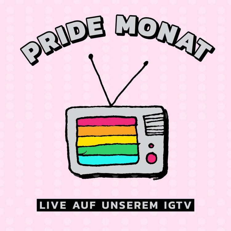 Rainbow TV Pride Month Instagram Post