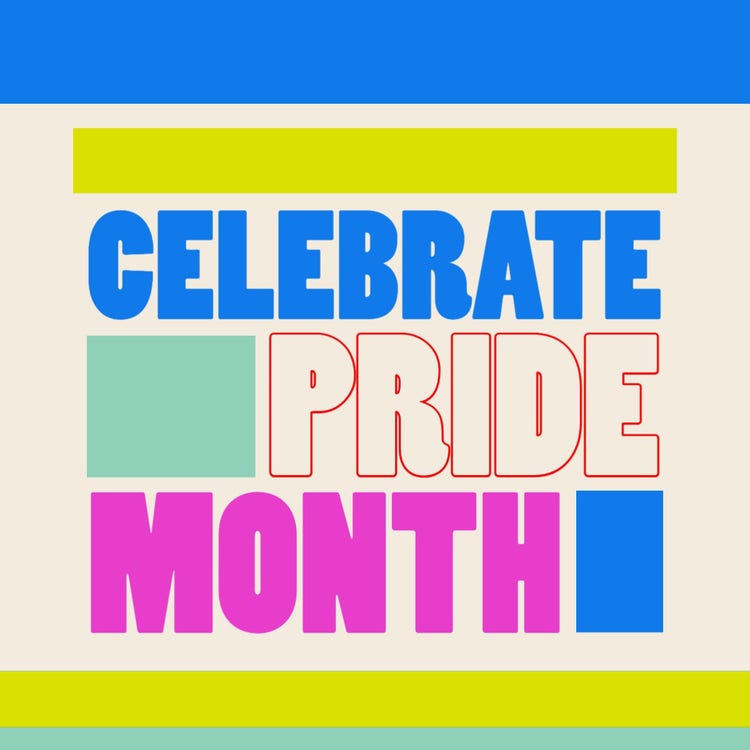 Blue, Green and Pink Pride Month Instagram