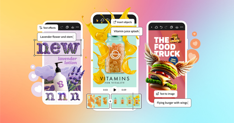 Starte durch mit der neuen Mobile App von Adobe Express