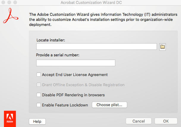 acrobat reader dc customization wizard download