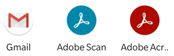 Gerenciar assinaturas — Adobe Scan para Android