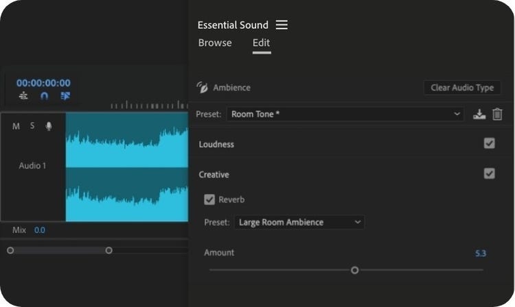 Inserting image... Sculpt your sound with audio effects.