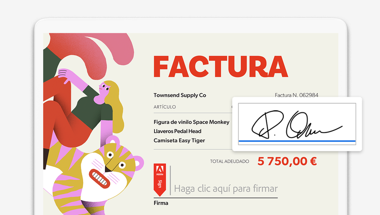 Rellenar formularios y añadir firmas