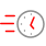 Imagen de un reloj indicando la rapidez con que se pueden realizar tareas con las funciones de Acrobat.
