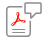Imagen de un documento con un icono de Comentario, indicando la facilidad para comentar documentos.