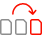 El gráfico ilustra un documento PDF con una flecha indicando la posibilidad de cambiar el orden de las páginas del PDF.