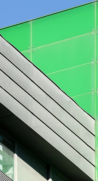 An image of siding of a building