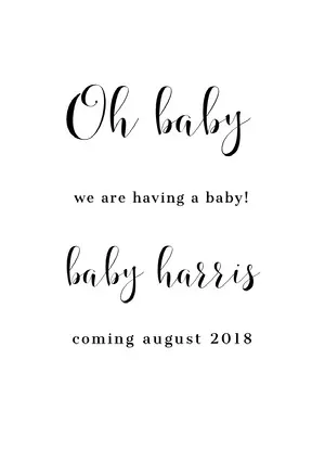 Download Free Pregnancy Announcement Templates Adobe Spark