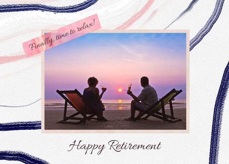 Free Online Retirement Card Maker | Adobe Express