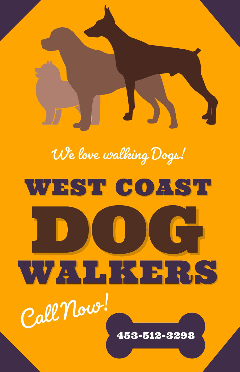 Free Printable Dog Walking Flyers - FREE PRINTABLE TEMPLATES