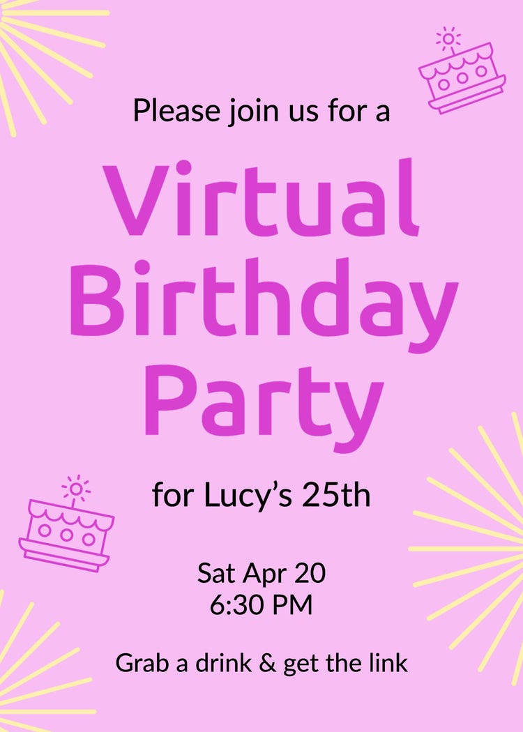 free online custom birthday invitation maker adobe express