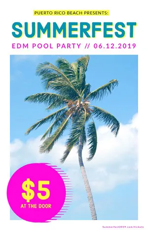 Free Pool Party Invitations Templates Adobe Spark