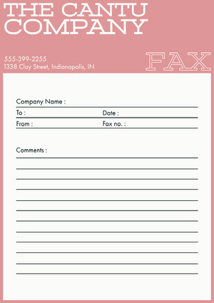 free fax cover sheet templates adobe express