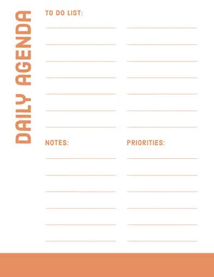 Free Agenda Templates Adobe Spark