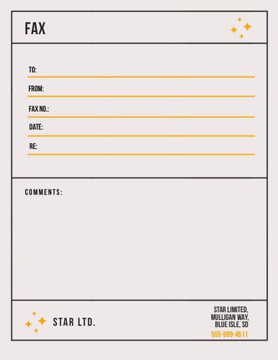 free fax cover sheet templates adobe express