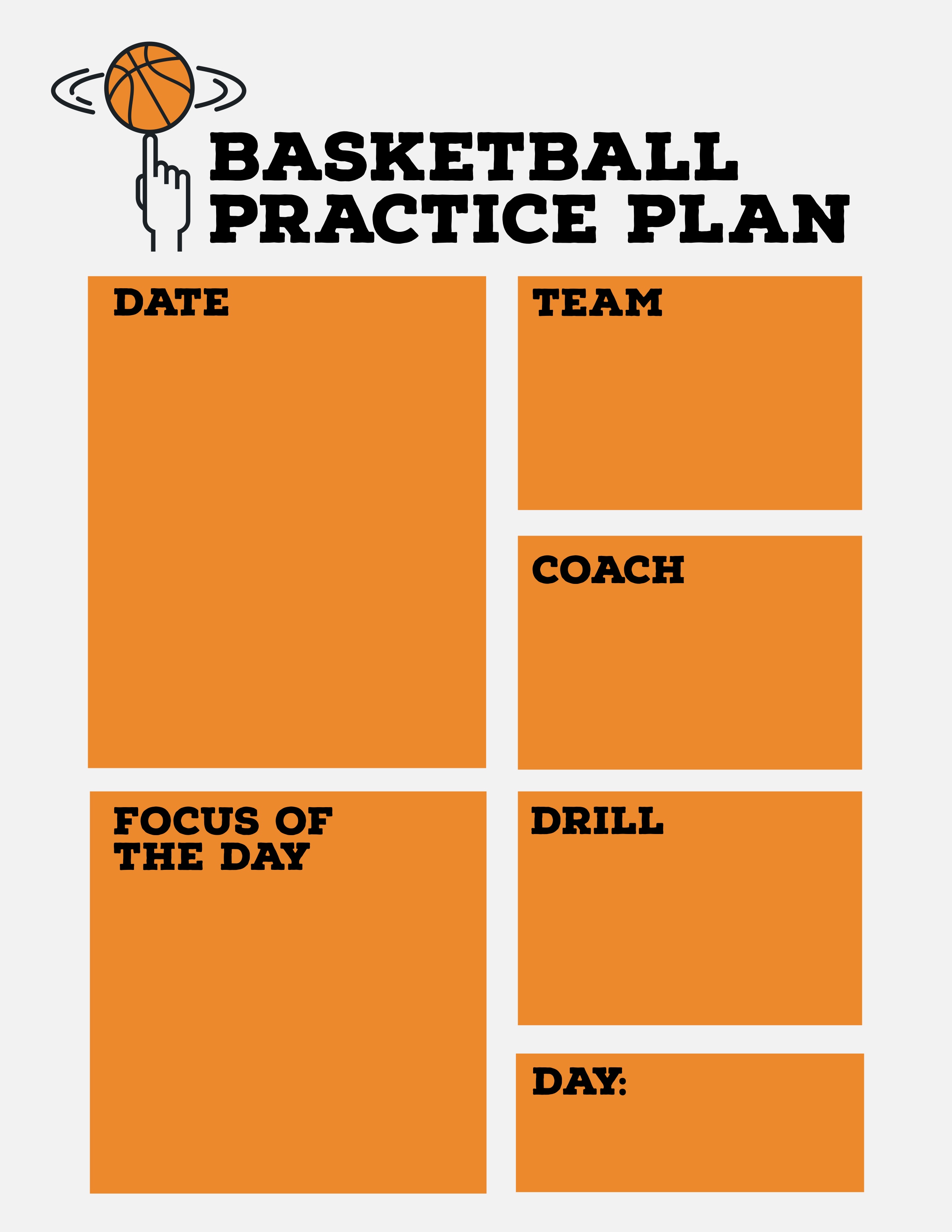 Free Basketball Practice Plan Templates | Adobe Express