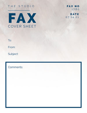 free fax cover sheet templates adobe creative cloud express