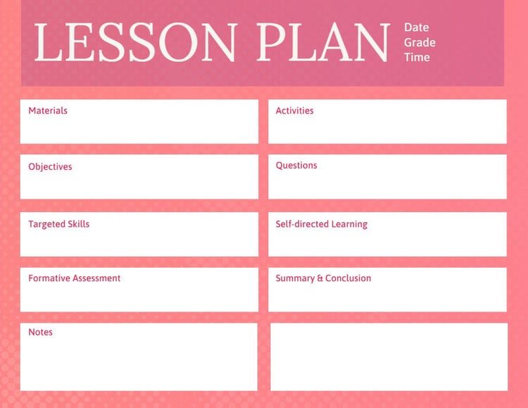 Free Online Lesson Plan Creator | Adobe Express