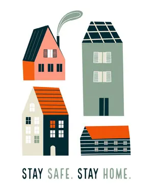 Stay Home Stay Safe Quote Posters Images Adobe Spark