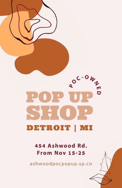 Create Free Pop-up Shop Flyer Templates Online